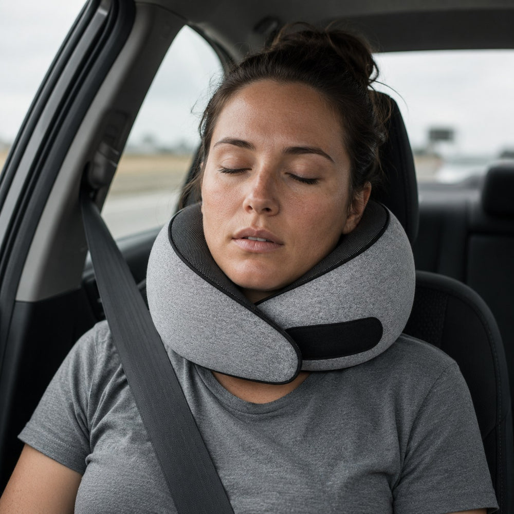 ROVE+ worn in a car passenger seat